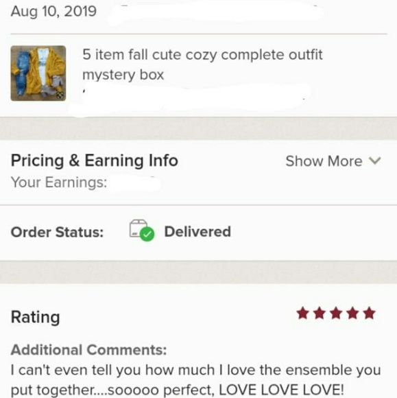 5 item fall cute cozy complete outfit mystery box - Picture 5 of 6